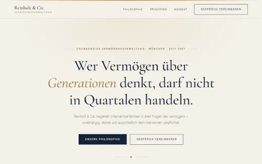 Reinholt & Cie. &mdash; Startseite